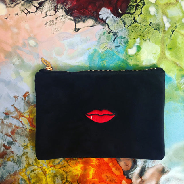 POUCH RED LIPS VLT - MINE BAGS AND ACCESSORIES - MIRA Y MANO